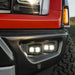 Red Jeep with Baja Designs SAE Dual Fog Pocket Light Kit.