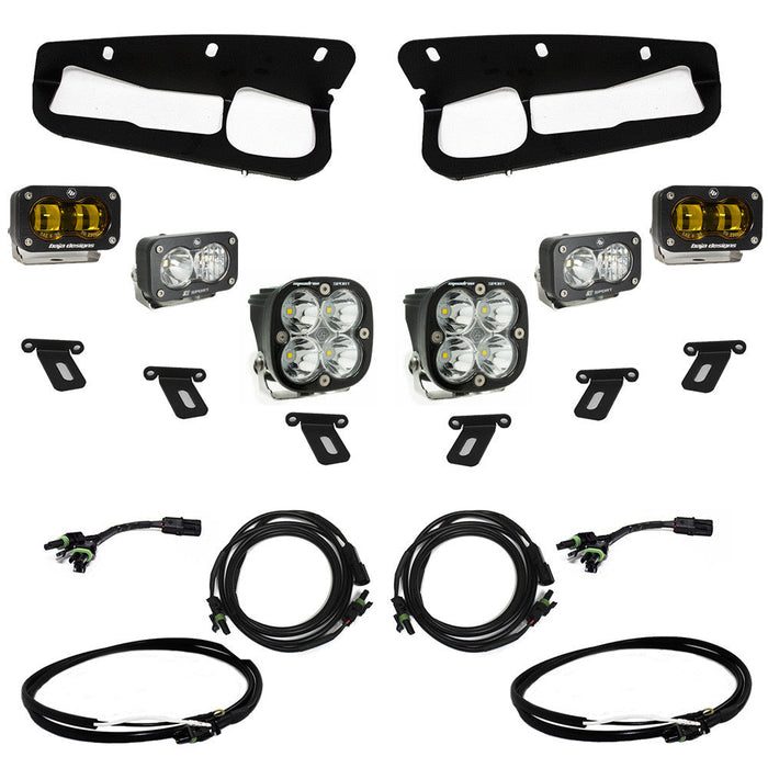 Baja designs raptor s2 sae pro fog pocket light kit with 4 leds