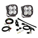 Baja Designs Adventure Bike 1in Squadron Kit Pro LED work lights.