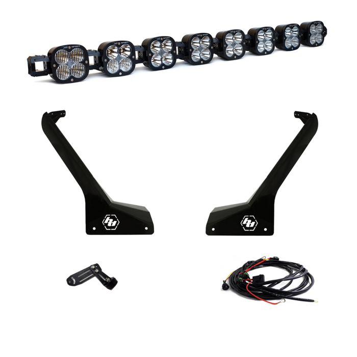 Baja designs jeep jl/jt roof bar led light kit 8 xl linkable - pair of leds