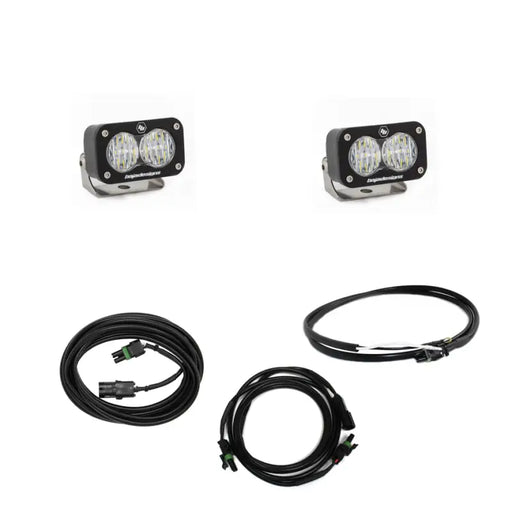 Baja Designs Jeep JL LED Light Kit with Dual S2 Sport LEDs and Cable