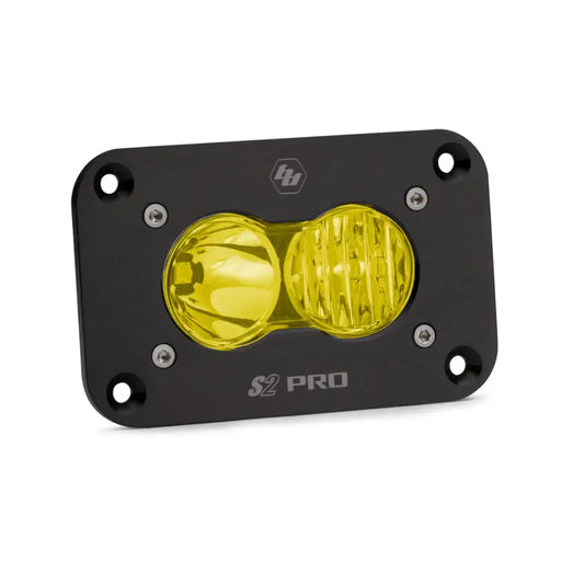 Baja Designs LED Driving/Combo Amber Flush Mount S2 Pro shown on Pro-Lits LEDs