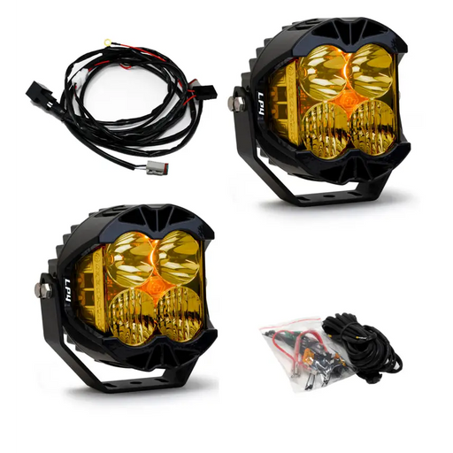 Baja Designs LP4 Pro Driving/Combo LED - Amber (Pair) for motorcycle headlight