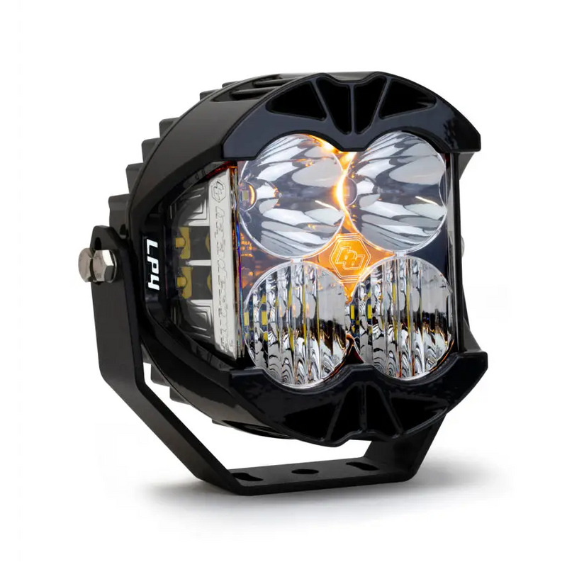Baja Designs LP4 Pro Driving/Combo LED front light of a motorcycle