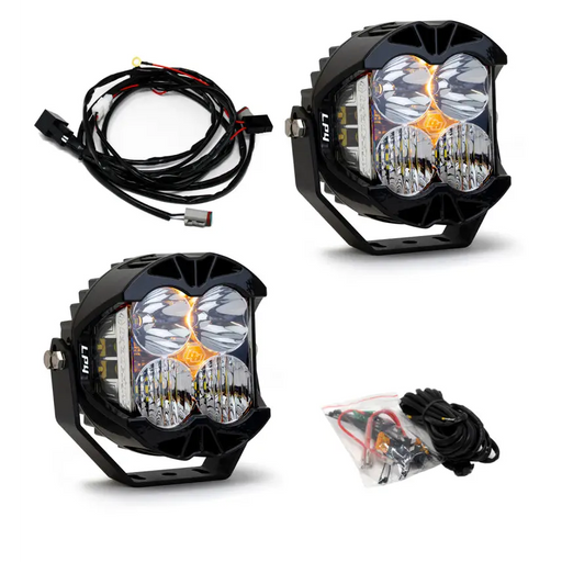 Baja Designs LP4 Pro Driving/Combo LED - Clear (Pair) for front and rear lights