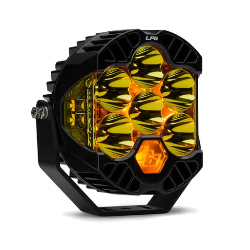 Baja Designs LP6 Pro Spot LED Headlight - Black and Yellow