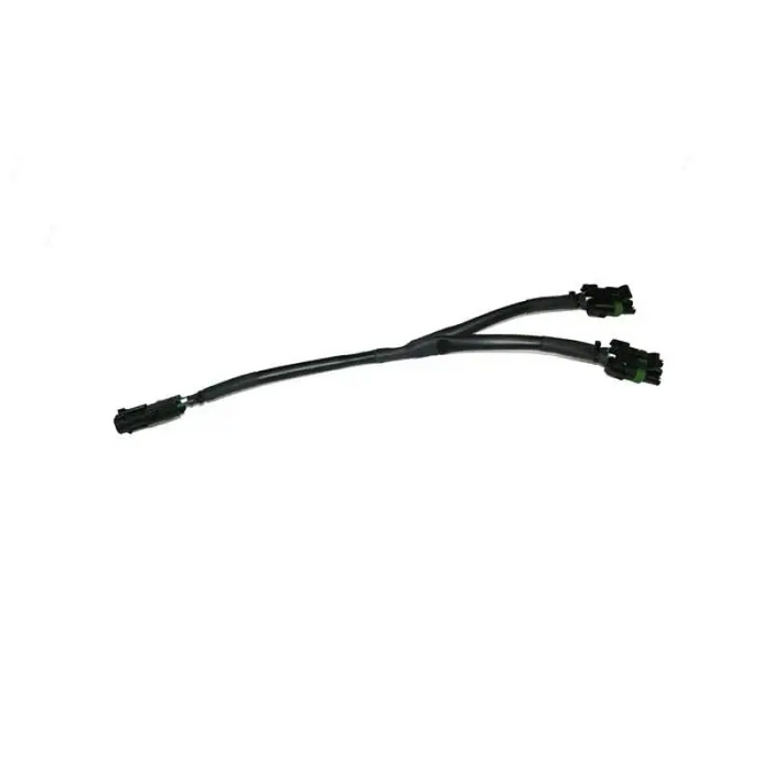 Baja Designs OnX/S8/XL Pro/Sport Wire Harness Splitter - black cable on white background