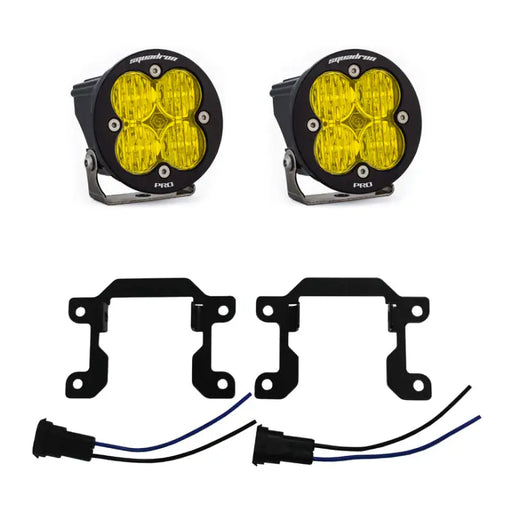 Pair of yellow LEDs for Baja Designs Rally Squadron Pro Innovations Fog Pocket Kit