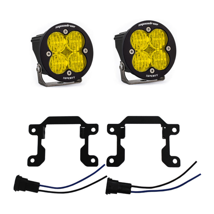 Baja designs rally squadron sport yellow led fog pocket kit