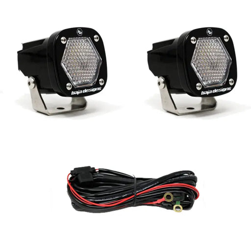 Baja Designs S1 Work/Scene LED Light Pair with Mounting Bracket