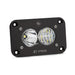 Baja Designs S2 Pro Flush Mount Driving Combo Pattern LED Work Light - Clear LEDs on black background