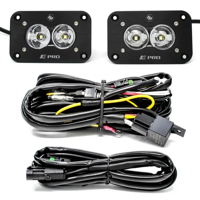 Baja Designs S2 Pro Flush Mount LED Light Pod Kit - Pair