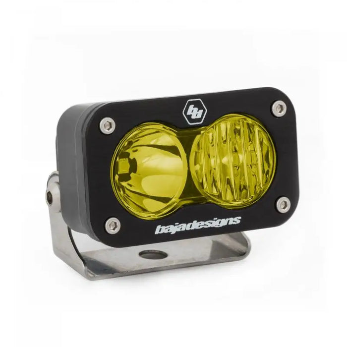 Baja Designs S2 Sport Driving Combo Pattern LED Work Light - Amber on white background