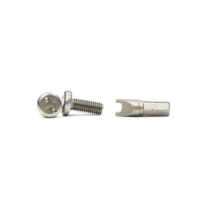 Squadron Sport Security Hardware Kit screw and nut on white surface