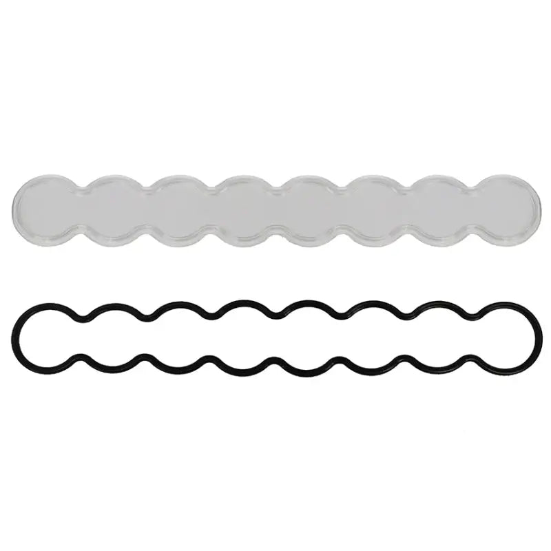 Black and white hair clips displayed in Baja Designs S8 Series Spot Lens Kit - Clear