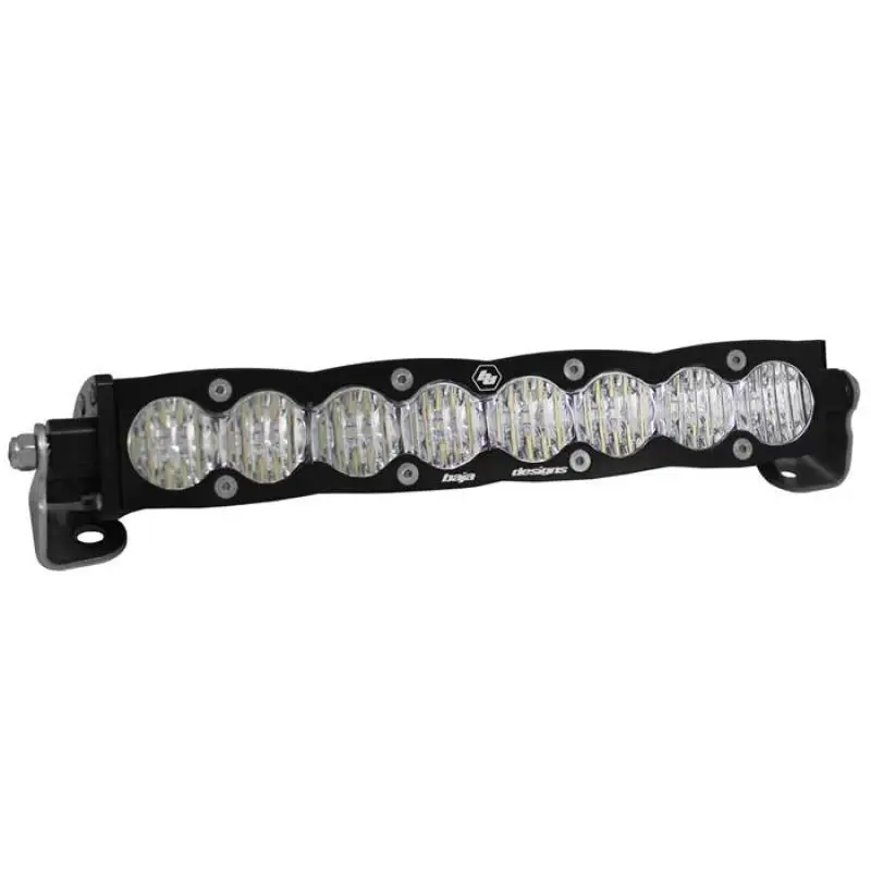 Baja Designs S8 Series LED Light Bar with spot pattern on white background