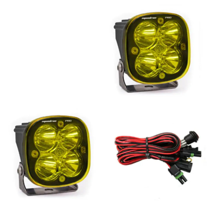 Baja Designs Squadron Pro Series LED Light Pods - Amber.