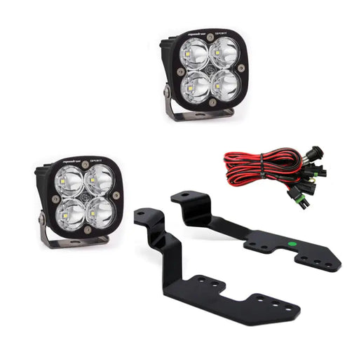 Baja Designs Squadron LED Light Bar Pair for GM A-Pillar Mount Kit