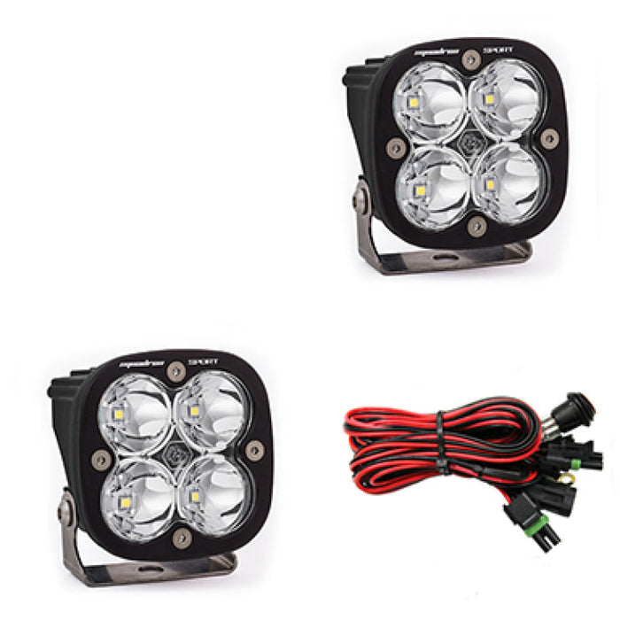 Pair of 4 inch baja designs squadron sport led light pods for offroads