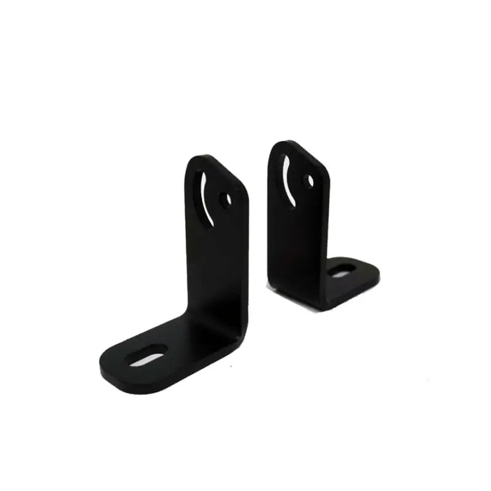 Black metal brackets for Baja Designs XL Linkable Parts Bag