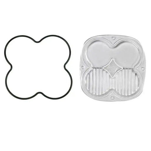 White heart shaped cookie cutter with black handle displayed in Baja Designs XL Pro/Sport Combo Lens Kit.