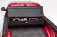 Red toyota tundra truck bed with bak box 2 trunk open