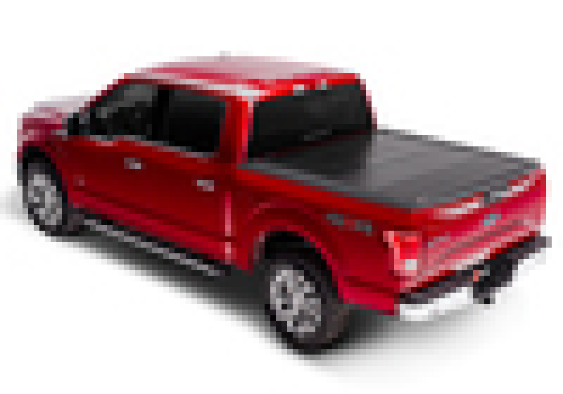 Red pickup truck with black bed: bak 04-14 ford f-150 5ft 6in bed bakflip g2