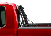 Red truck with black door on bak 04-14 ford f-150 6ft 6in bed bakflip mx4 matte finish