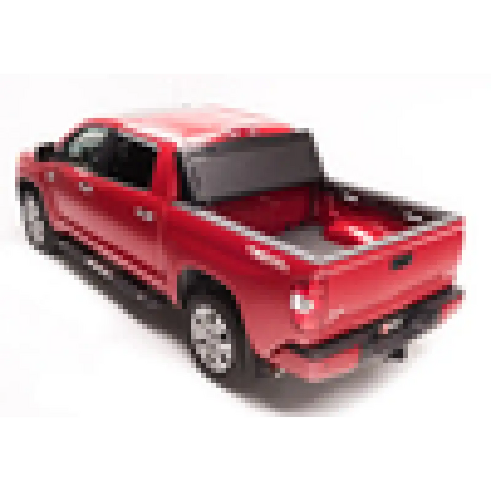 Red truck with white stripe on bed - BAK 05-15 Toyota Tacoma 5ft Bed BAKFlip G2