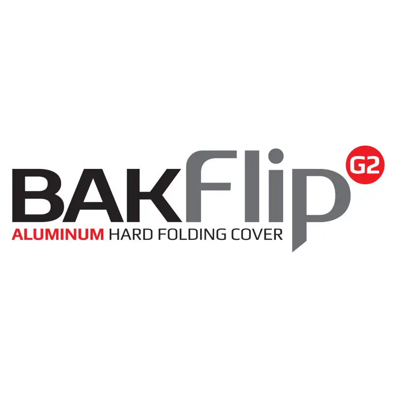 BAKFlip G2 truck bed cover with Bak Flip logo on Toyota Tacoma