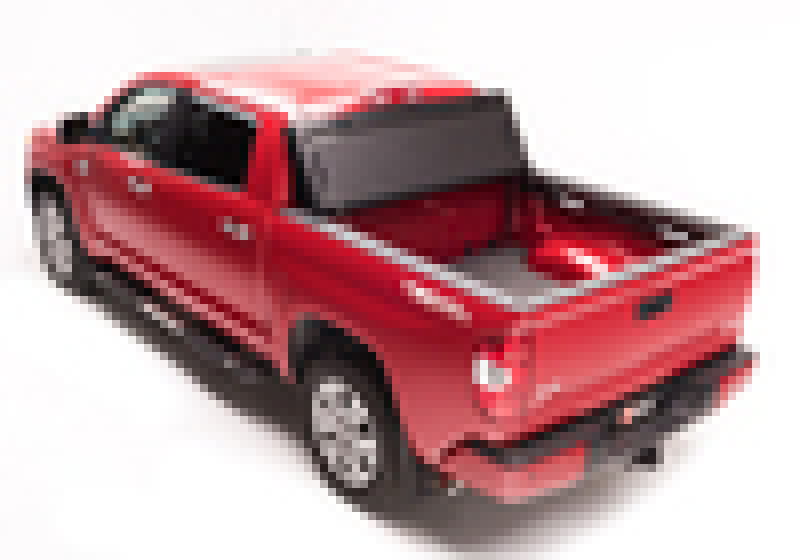 Red toyota tundra 5ft 6in bed bakflip g2 truck bed cover