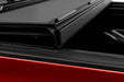 Red car rear end view, bakflip mx4 matte finish for toyota tundra with oe track system