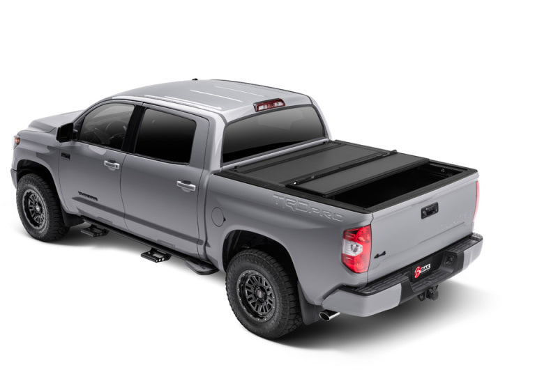 Close-up of bak 07-20 toyota tundra truck bed with matte finish