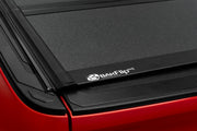 Red toyota tundra with bakflip mx4 matte finish