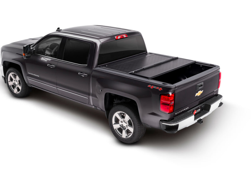 Black bakflip g2 truck bed cover for chevy silverado with 5ft 8in bed