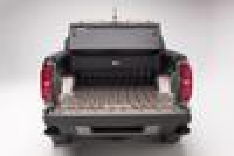 Red top and black wheels on a truck bed cover for chevy colorado/canyon g2