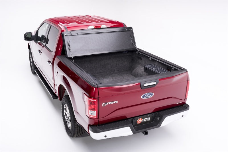 Red bak 15-20 ford f-150 5ft 6in bed bakflip f1 truck bed cover