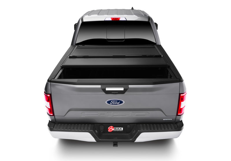 Gray ford f-150 truck bed cover with matte finish - installation instructions included