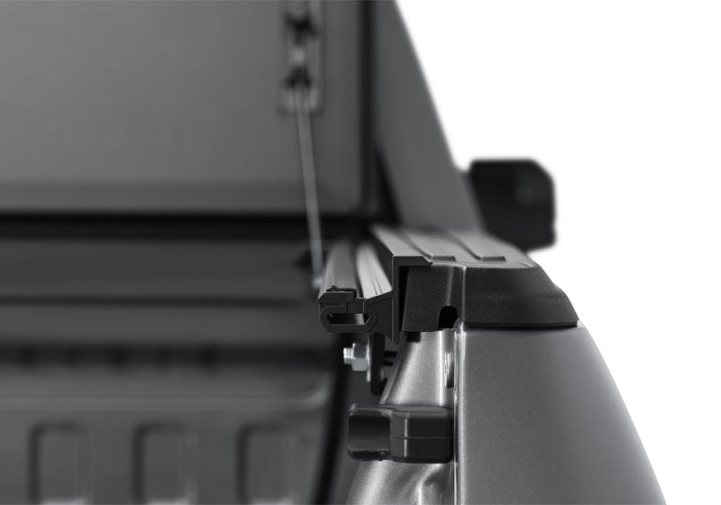 Close-up of printer machine on bak 15-20 ford f-150 8ft bed bakflip mx4 matte finish