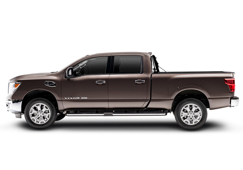 Brown truck with white background - bakflip mx4 matte finish for nissan titan xd 6ft 6in bed