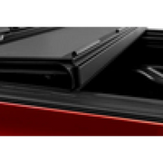 Red car rear with hood open, BAK 16-20 Toyota Tacoma MX4 installation instructions