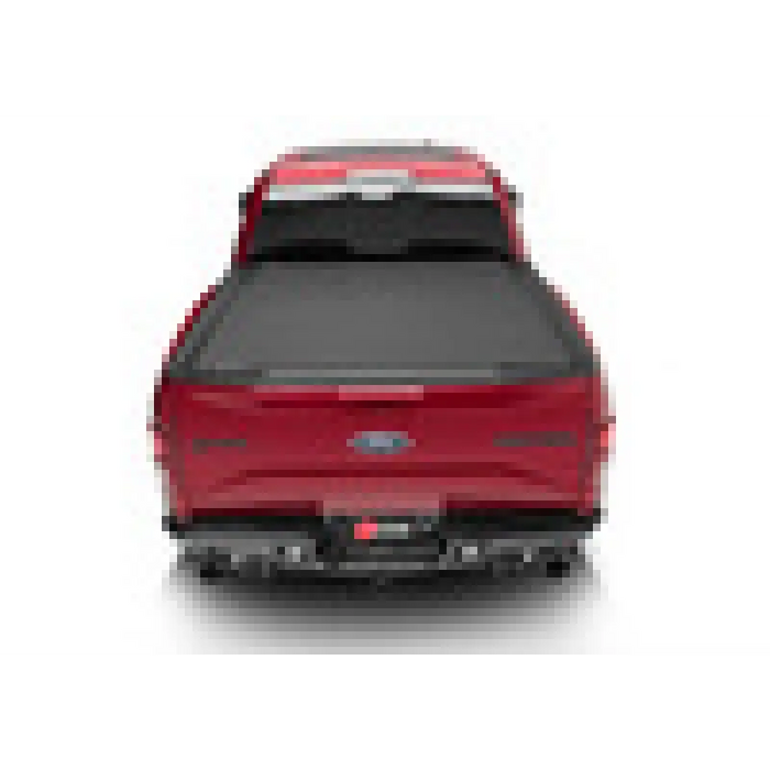 Red 2020 Ford Escape rear view truck bed cover