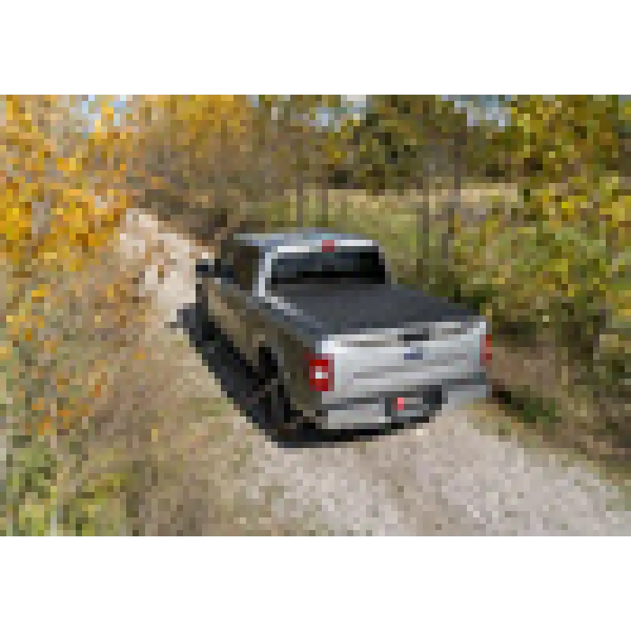 BAK Revolver X4s truck bed cover on dirt road