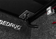 Black surface with bec logo on bak 19-20 chevy silverado 1500 bakflip mx4 bed cover
