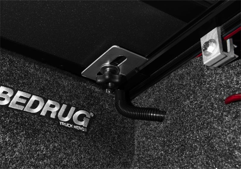 Black surface with bec logo on bak 19-20 chevy silverado 1500 bakflip mx4 bed cover