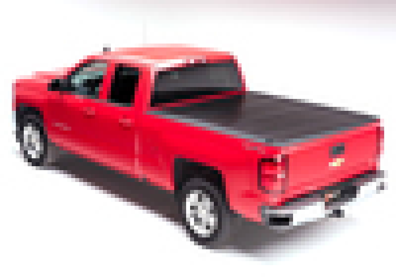 Red truck with black bed cover - bak 19-20 chevy silverado 5ft 8in bed bakflip f1