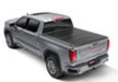 Rear view of black truck with bakflip f1 for 19-20 chevy silverado bed