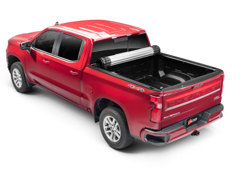Red truck with open bed cover - bak 19-20 chevy silverado 5ft 8in bed revolver x2