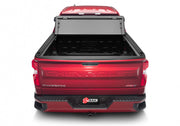 Rear view of 2019 ford ranger on bakflip g2 truck bed cover