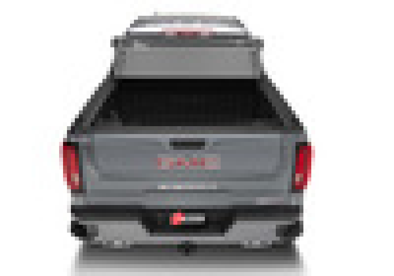 Grey truck bed cover for 19-20 chevy silverado - bakflip g2
